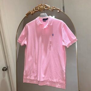 Polo Ralph Lauren Men's Light Pink Polo Shirt Classic Fit NWT